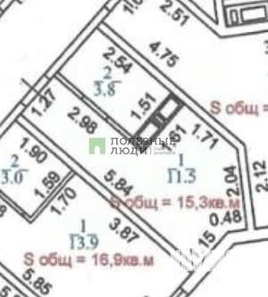 Студия квартира, вторичка, 15м2, 11/11 этаж