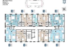 1-к квартира, вторичка, 38м2, 6/9 этаж