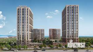 2-к квартира, строящийся дом, 69м2, 1/15 этаж