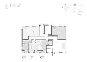 1-к квартира, вторичка, 40м2, 1/9 этаж