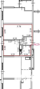 1-к квартира, вторичка, 35м2, 20/24 этаж