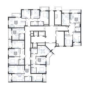 2-к квартира, вторичка, 59м2, 1/23 этаж