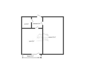 1-к квартира, вторичка, 39м2, 14/16 этаж