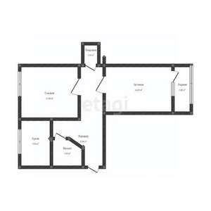 2-к квартира, вторичка, 47м2, 5/5 этаж