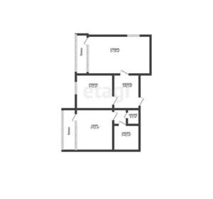 2-к квартира, вторичка, 57м2, 14/16 этаж