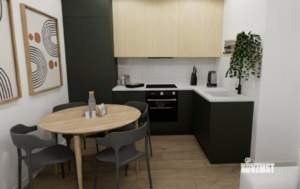 1-к квартира, строящийся дом, 41м2, 3/8 этаж