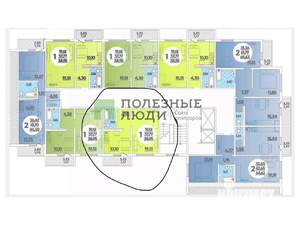 1-к квартира, вторичка, 38м2, 10/16 этаж