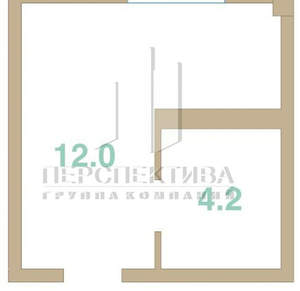 1-к квартира, сданный дом, 16м2, 2/4 этаж