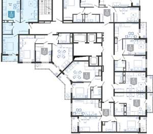 2-к квартира, вторичка, 56м2, 18/24 этаж