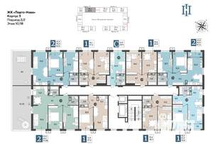 1-к квартира, строящийся дом, 37м2, 10/18 этаж