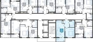 1-к квартира, вторичка, 40м2, 21/24 этаж