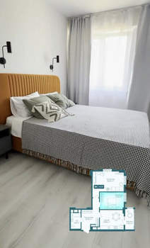 2-к квартира, вторичка, 59м2, 8/16 этаж