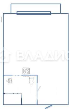 Студия квартира, вторичка, 23м2, 2/3 этаж