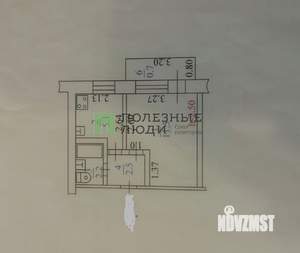 1-к квартира, вторичка, 22м2, 3/5 этаж