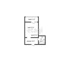 Студия квартира, вторичка, 23м2, 9/20 этаж