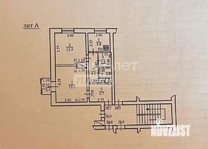2-к квартира, вторичка, 49м2, 2/2 этаж
