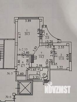 2-к квартира, вторичка, 59м2, 3/16 этаж