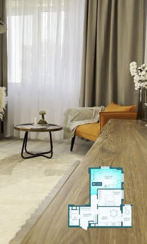 2-к квартира, вторичка, 59м2, 8/16 этаж