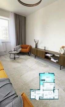 2-к квартира, вторичка, 59м2, 8/16 этаж