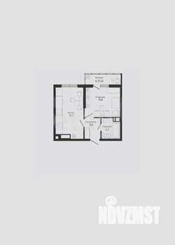 1-к квартира, вторичка, 41м2, 2/3 этаж