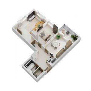 2-к квартира, вторичка, 59м2, 11/17 этаж