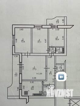 4-к квартира, вторичка, 76м2, 8/10 этаж