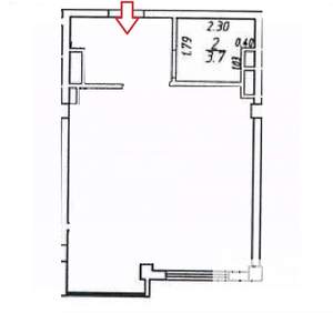 Студия квартира, вторичка, 33м2, 14/15 этаж