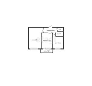 2-к квартира, вторичка, 49м2, 2/5 этаж