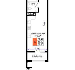 Студия квартира, вторичка, 27м2, 7/8 этаж