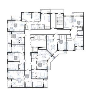 3-к квартира, вторичка, 73м2, 8/24 этаж