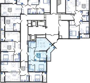2-к квартира, вторичка, 59м2, 1/24 этаж