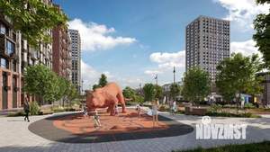 2-к квартира, строящийся дом, 58м2, 2/15 этаж