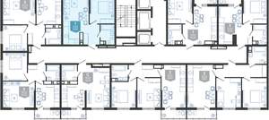 1-к квартира, вторичка, 40м2, 10/24 этаж