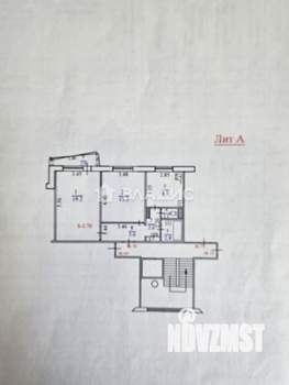 2-к квартира, вторичка, 53м2, 9/9 этаж