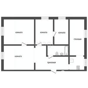 4-к квартира, вторичка, 91м2, 1/2 этаж
