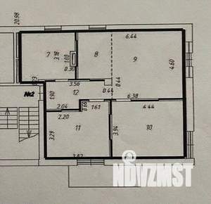 2-к квартира, вторичка, 77м2, 1/4 этаж