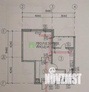1-к квартира, вторичка, 48м2, 6/20 этаж