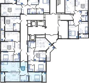 2-к квартира, вторичка, 62м2, 1/24 этаж