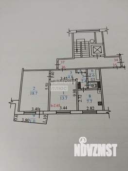 2-к квартира, вторичка, 51м2, 3/10 этаж
