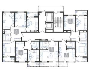 3-к квартира, вторичка, 69м2, 23/24 этаж