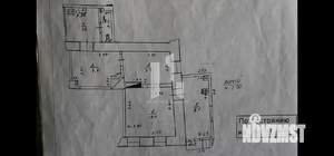3-к квартира, вторичка, 43м2, 1/2 этаж