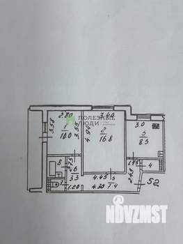 2-к квартира, вторичка, 51м2, 4/9 этаж