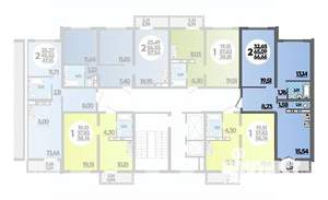 2-к квартира, строящийся дом, 67м2, 13/16 этаж