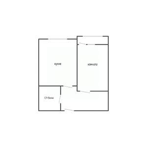 1-к квартира, вторичка, 44м2, 6/24 этаж