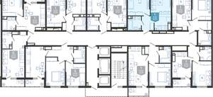 1-к квартира, вторичка, 36м2, 18/24 этаж