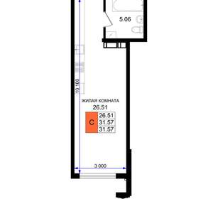 Студия квартира, вторичка, 32м2, 2/8 этаж