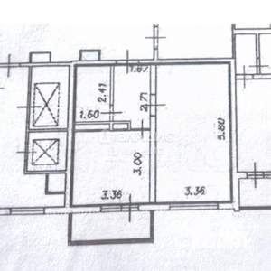1-к квартира, вторичка, 38м2, 10/16 этаж