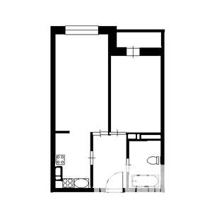 1-к квартира, вторичка, 47м2, 15/18 этаж