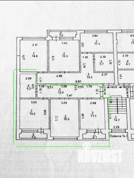 1-к квартира, вторичка, 62м2, 3/3 этаж