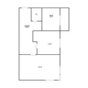 2-к квартира, вторичка, 67м2, 2/4 этаж